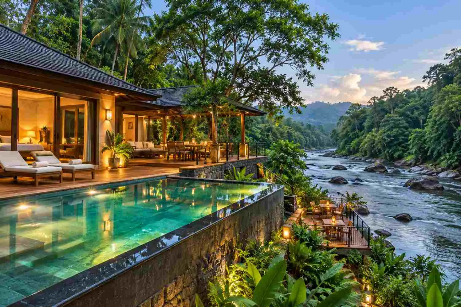 Luxury Rainforest & Riverside Resorts